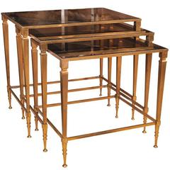 Nesting Tables, Brass 9