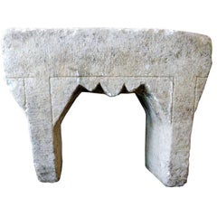 Ancient 16th Century Chinese Limestone Altar
