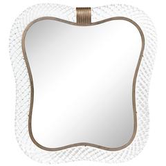 Rare Tabletop / Wall Mirror by Venini