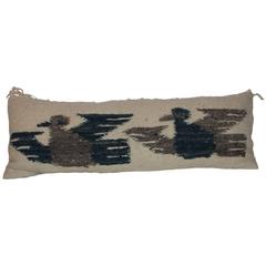 Indian Weaving Birds in Flight Bolster Pillow