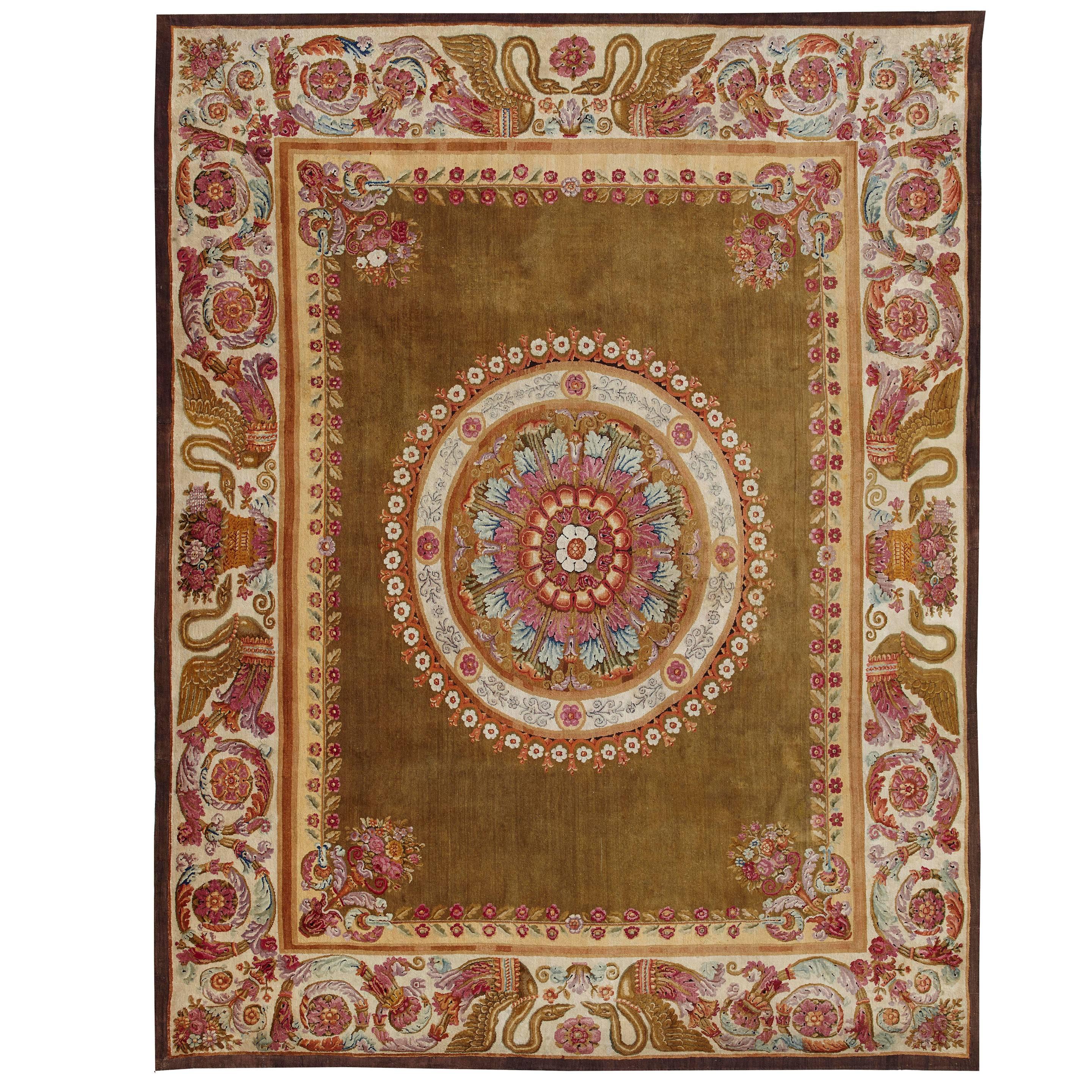 French Savonnerie Carpet, Early 19th Century For Sale