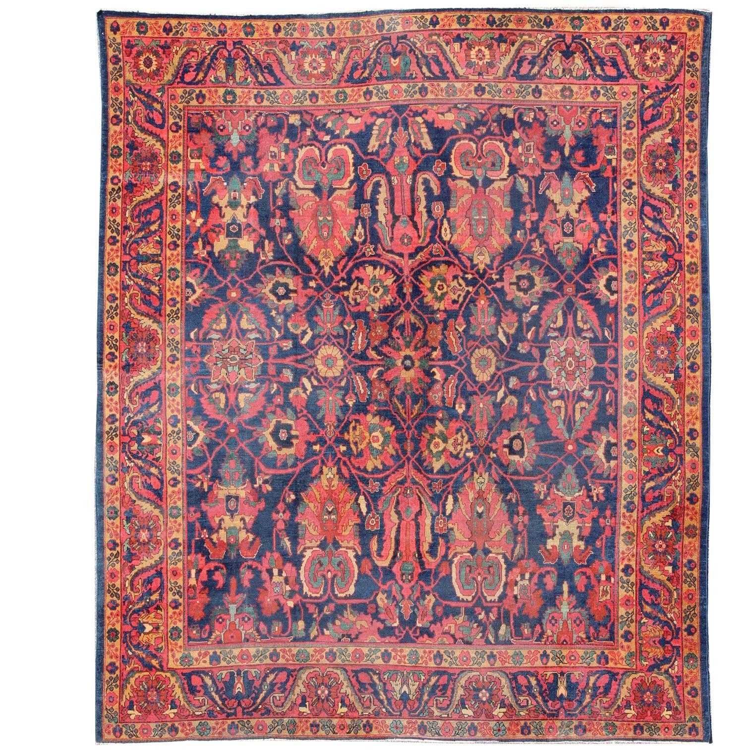 Antique Persian Sultanabad Rug For Sale at 1stDibs