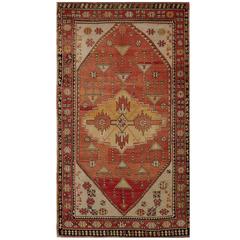 Antique Anatolian Oushak Rug