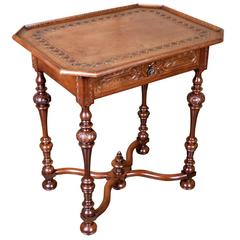 French Louis XIII Style Side Table