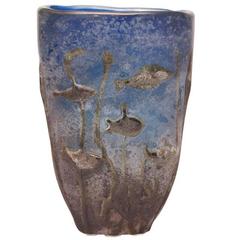 1950s Cenedese "Scavo" Vase 8