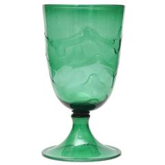 Cappellin, Big Cup in Green Blown Glass