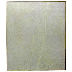 Manfred Schwartz Oil on Canvas "Pale Green Rivulet," Etretat 1963 Abstract MCM
