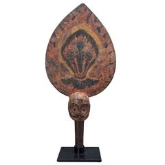 19th Century Ceremonial Wood Scepter from Tibet 12