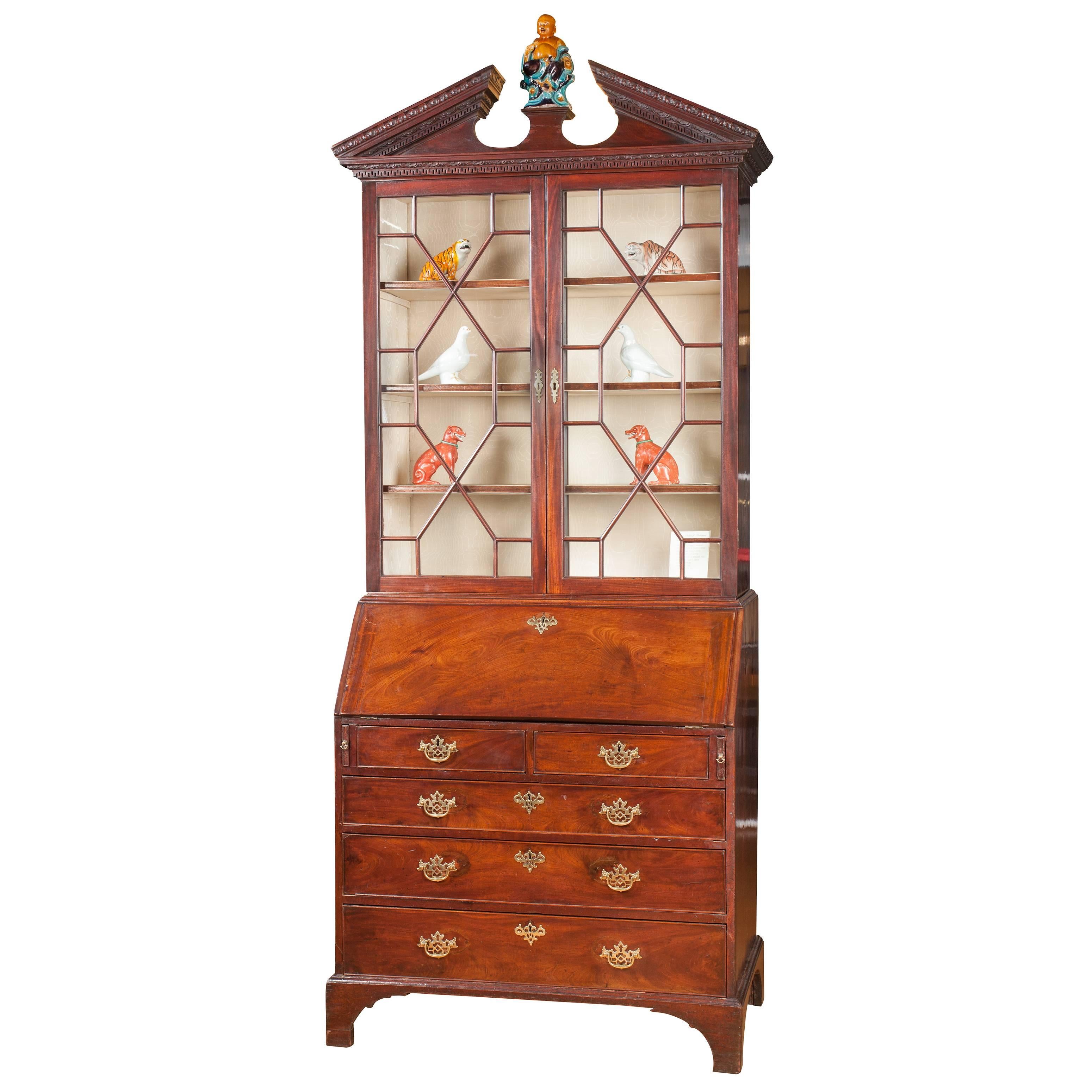 English Chippendale Secretary For Sale