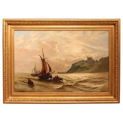 "A Coastal Sunset" Oil Painting by Edward J. Duval