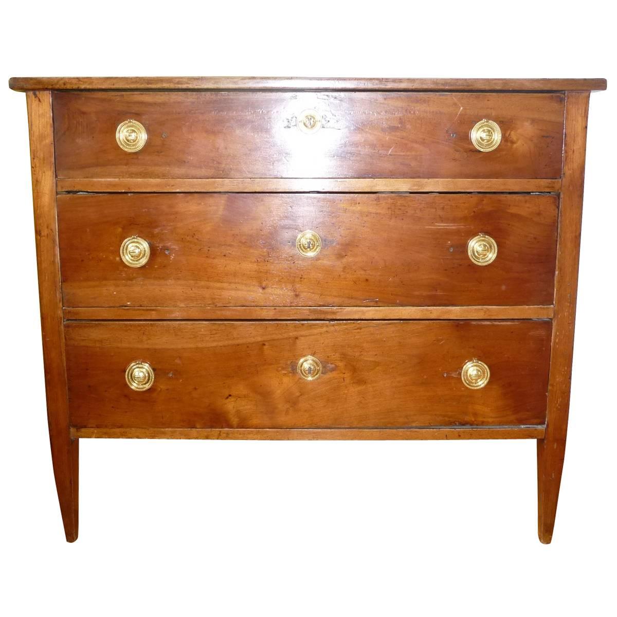 Directoire, Italian Chest of Drawers, circa 1800 For Sale