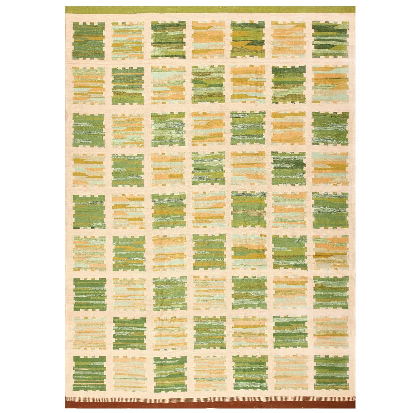 Modern Swedish Inspired Kilim Rug