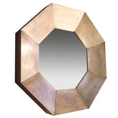 Eight-Facet Mirror in Brass