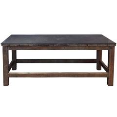 French Slate Top Console, circa 1800s