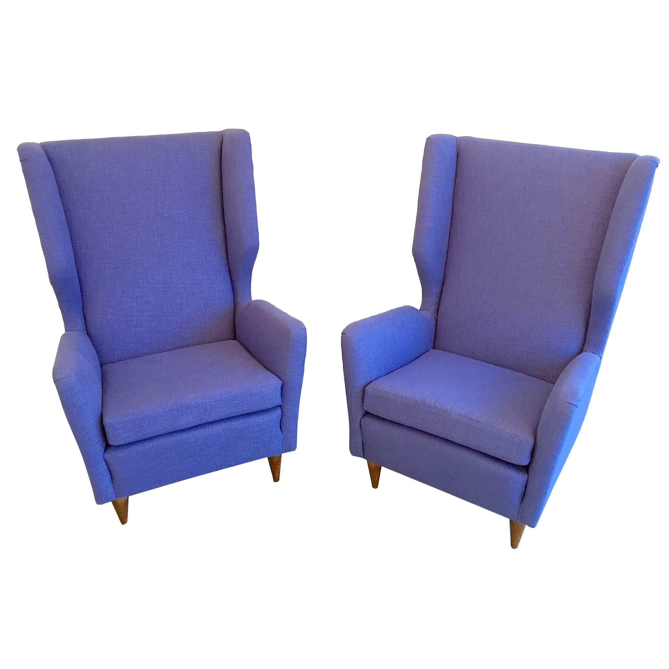 Gio Ponti Pair of Armchairs For Sale