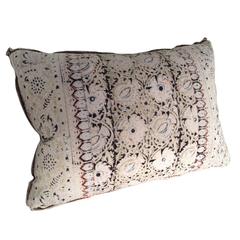 Indian Batik Pillow
