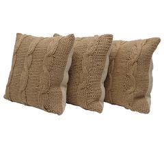 Cable Knit Hemp Pillows