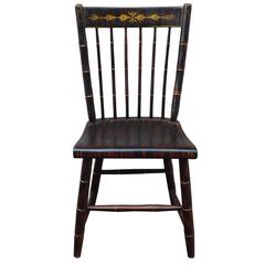 Paint Decorated Windsor Side Chair, New England, circa 1830