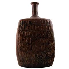 Large Stig Lindberg, Gustavberg Studio Pottery Vase, circa 1960