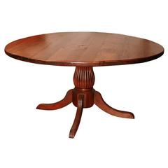 Round Reproduction Pine or Oak Table, from Reclaimed Wood 2