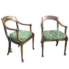 Pair of 19th Century Regency Chairs