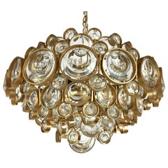 Gilt Brass and Glass Fixture by Palwa