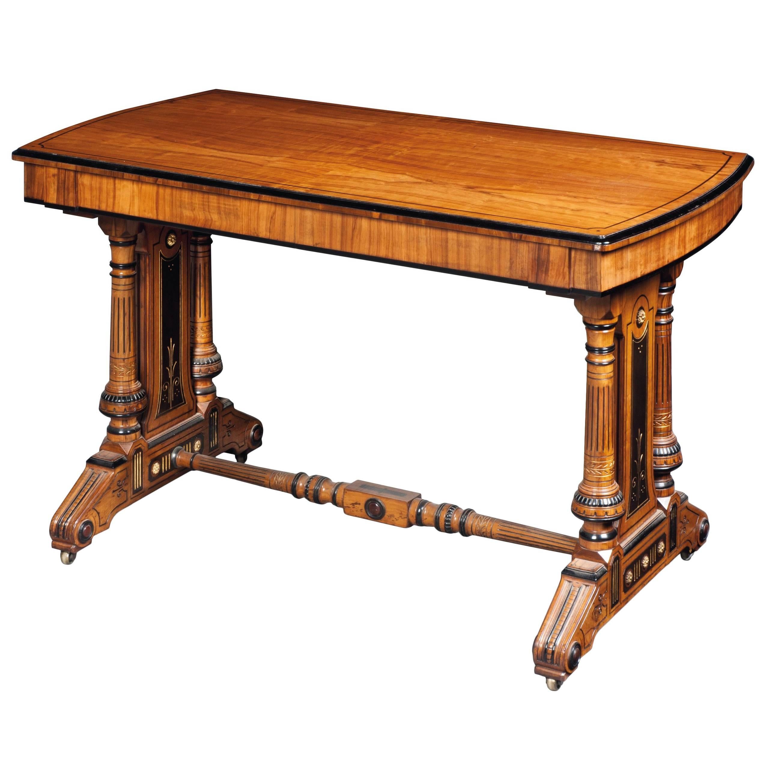 Victorian Library Table by Gillows