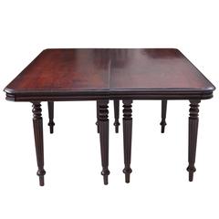 Rosewood British Campaign Dining Table