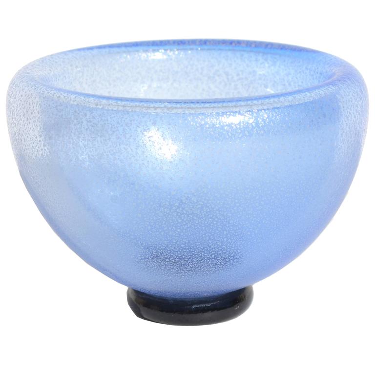 DoubleWalled Blue Bowl by Gary Bolt For Sale at 1stdibs