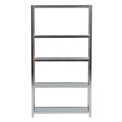 Vintage Polished Chrome Etagere 5