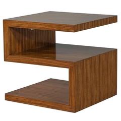 EJ Victor Zebrawood End Table by Allison Paladino