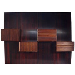 Danish Modern Rosewood Wall Unit by Poul Cadovius