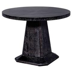 Used French Art Deco Cerused Occasional Table