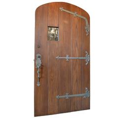 Tudor Entry Door with Amazing Original Hardware