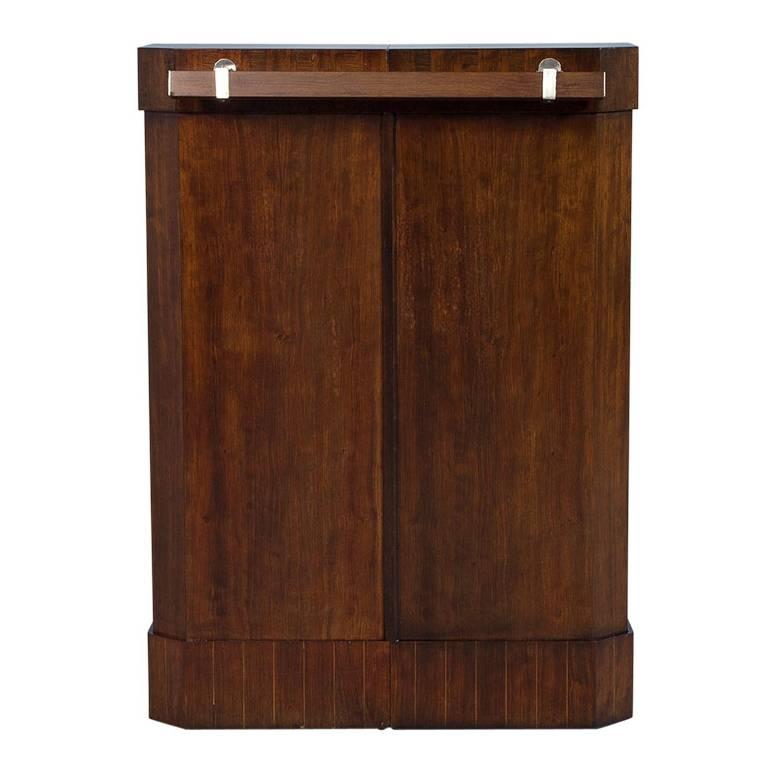 French Deco Early 20th Century Folding Bar Cabinet