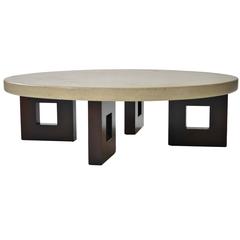 Paul Frankl Lacquered Cork Cocktail Table 9