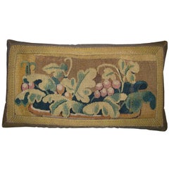 17th Century Antique Flemish Tapestry Pillow