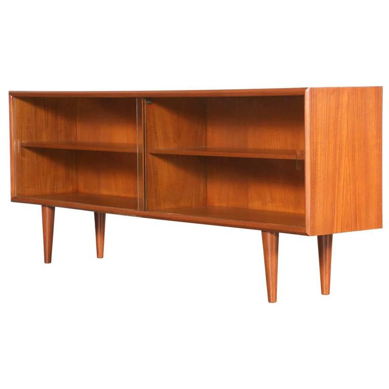Low Bookcases With Sliding Doors Amazing Similiar Bookcase With Doors Teak Or Oak Keywords