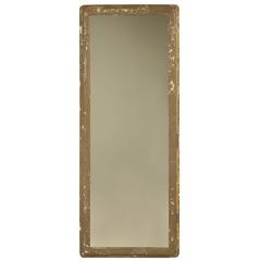 Antique French Mirror in Old Painted Frame