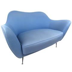 Midcentury Loveseat in the Style of Marco Zanuso