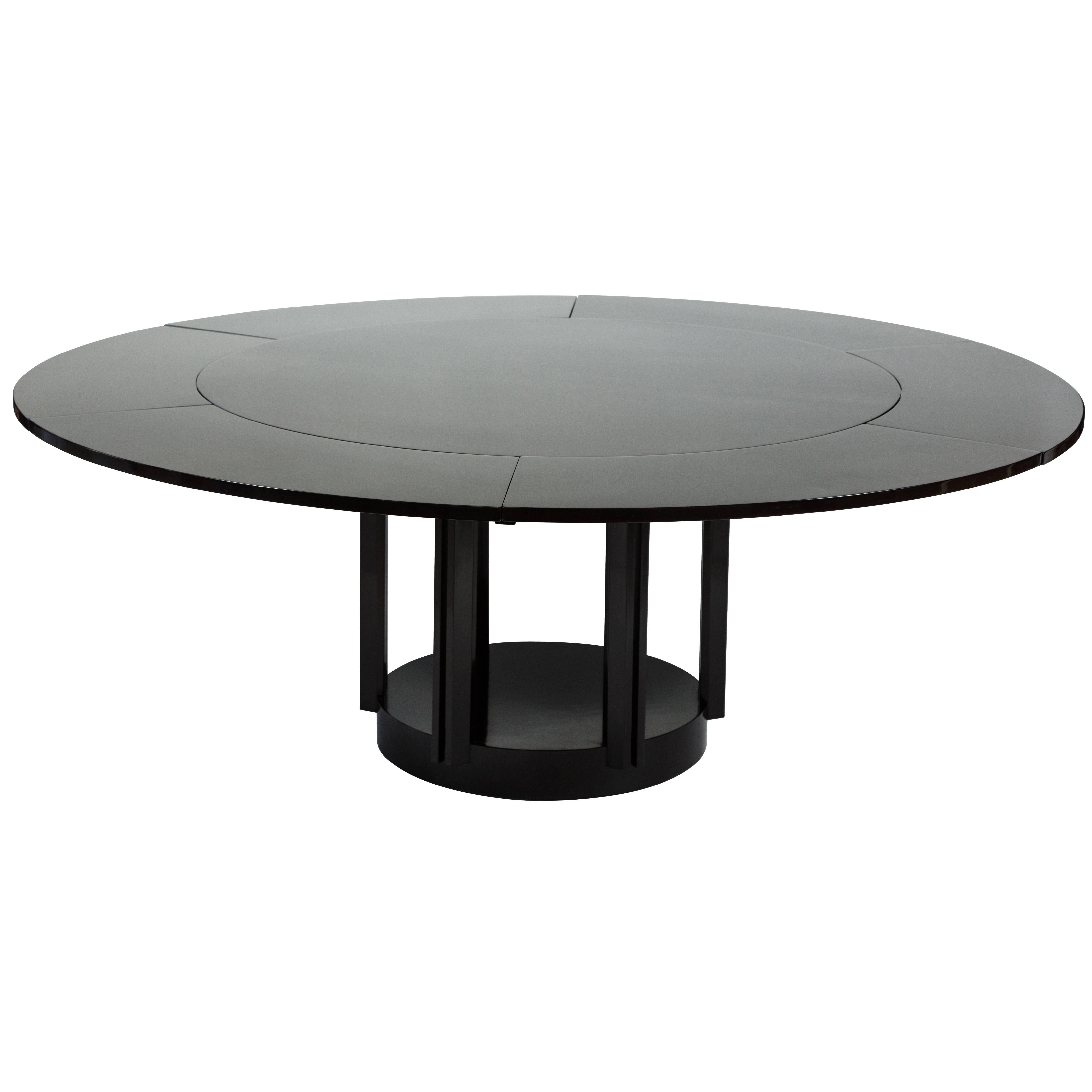 Fantastic Modern Round Dining Table by Eliel Saarinen for Johnson