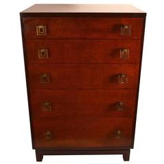 Pair of Renzo Rutili for John Stuart Five-Drawer Chests 12