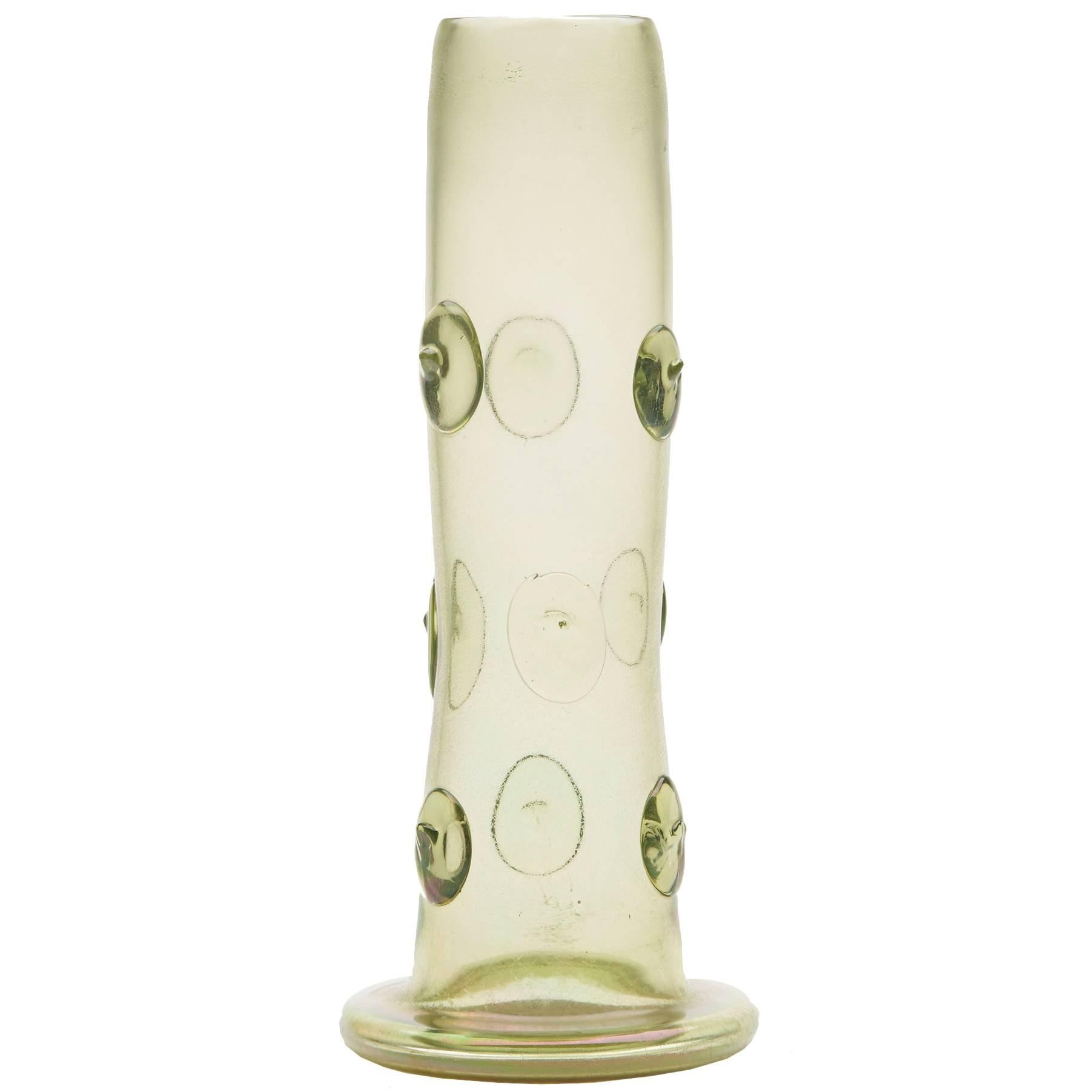 Art Nouveau Loetz, Kralik Iridescent Glass Vase, 1900