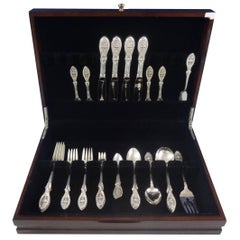 Valenciennes by Manchester Sterling Silver Flatware Service Set 34 Pieces