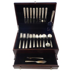 Camellia by Gorham Sterling Silver Flatware Set 8 Service Luncheon 43 Pcs