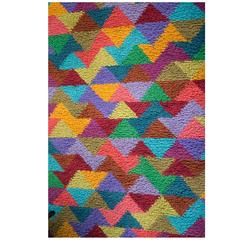 Vintage Carpet Numbered Pyramid, Ottavio Missoni