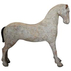 19th Century Swedish Wooden Toy Horse