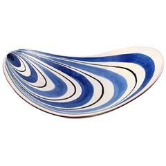 Large Bowl, Stig Lindberg, Gustavsberg Studio, Faience, 1940s
