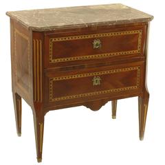 Chest of Drawers with Inlaid Works, France 
Nancy
 circa 1770-1780, 18th Century