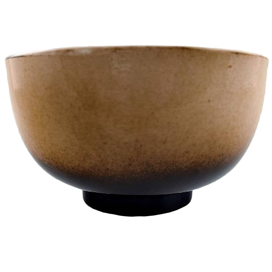 Unique Royal Copenhagen Large Ceramic Bowl by Nils Thorsson